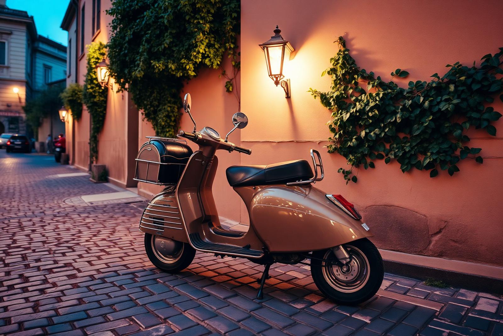 By Vespa & by fork