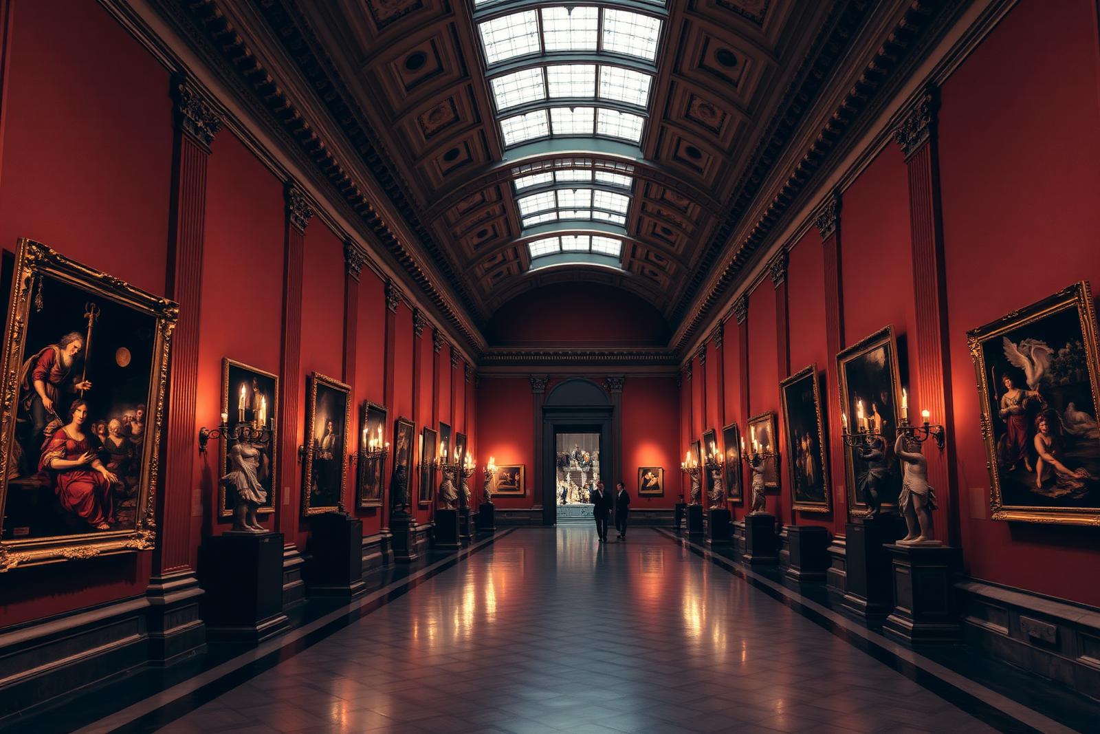 The Uffizi, before the doors open