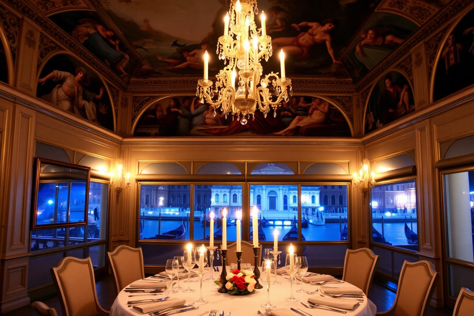 A palazzo dinner